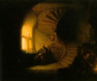 Medytujący filozof, Rembrandt